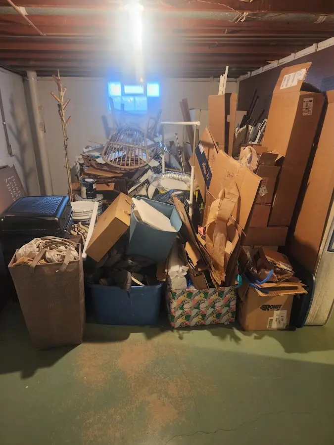 Roll-off dumpster container at job site for 20 Yard Dumpster Rental in Los Alamitos